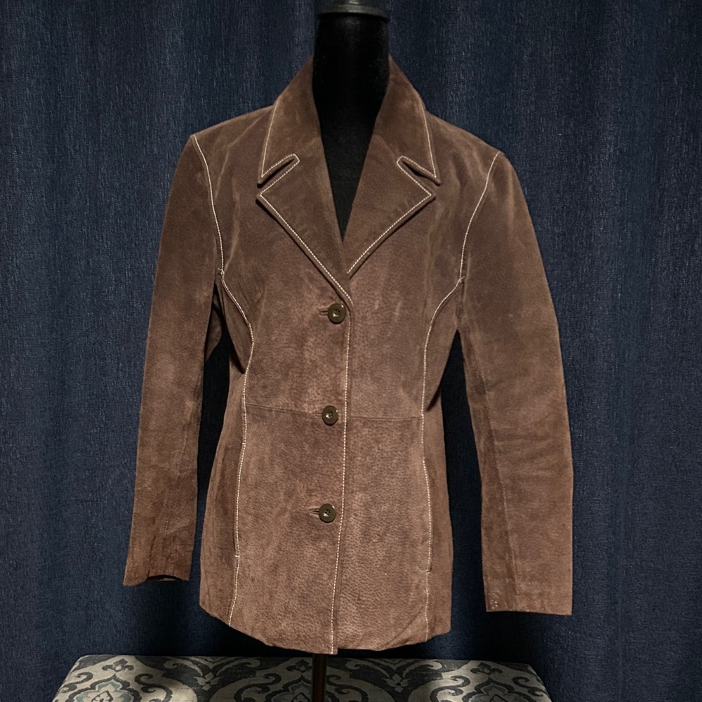 Wilsons Leather Brown Genuine Leather Jacket